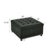 Square Tufted Storage Ottoman With Nailhead Trim Home Essentials