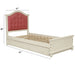 Contemporary Style Bed With Trundle Home Essentials