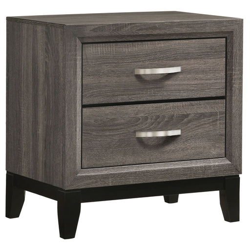Stephan - 2 Drawer Nightstand - Oak Furniture Max