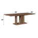 Ouida - Dining Table - Brown / Gold Acme
