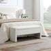 Modern Upholstered Large Bed End Bench With Storage Home Essentials