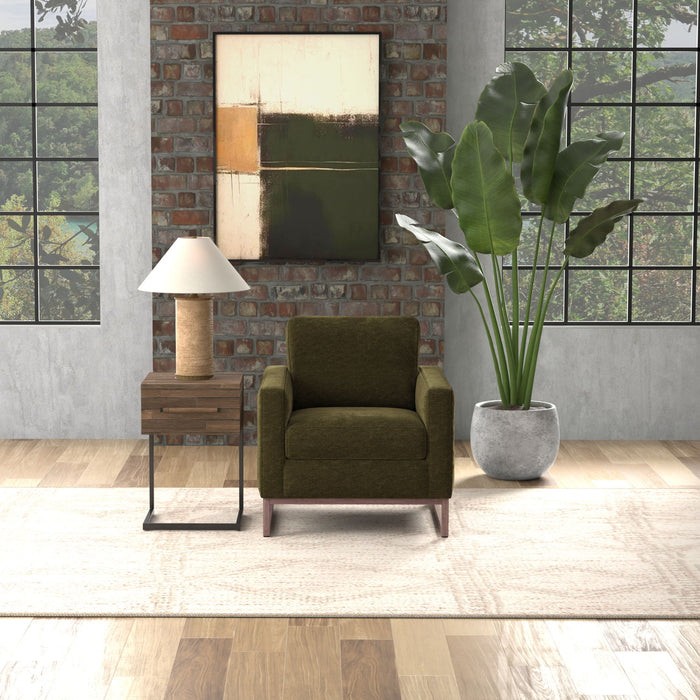 Accent Chair With Track Arm Design Emerald Home