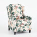 Wingback Recliner Chair With Padded Arms - Green Home Essentials
