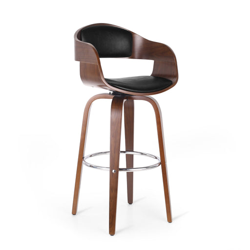 Modern Bar Stool, Swivel Function Noble House