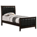 Twin Panel Bed With Headboard And Tapered Legs - Brown Furniture Max