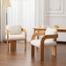 2 Pack Dining Chairs With Pillow Back Noble House