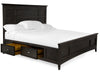 Westley Falls - Complete Panel Bed With Storage Rails Magnussen Furniture