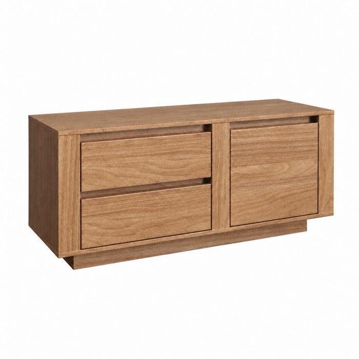TV Stand For TVs Up To 50" With 1 Door And 2 Drawers Home Essentials