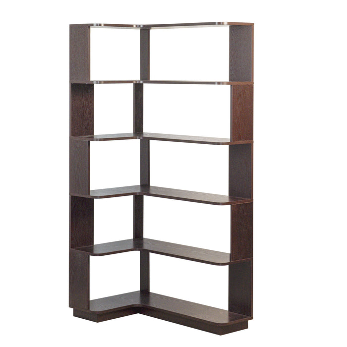 L-Shaped Corner Bookshelf Home Essentials
