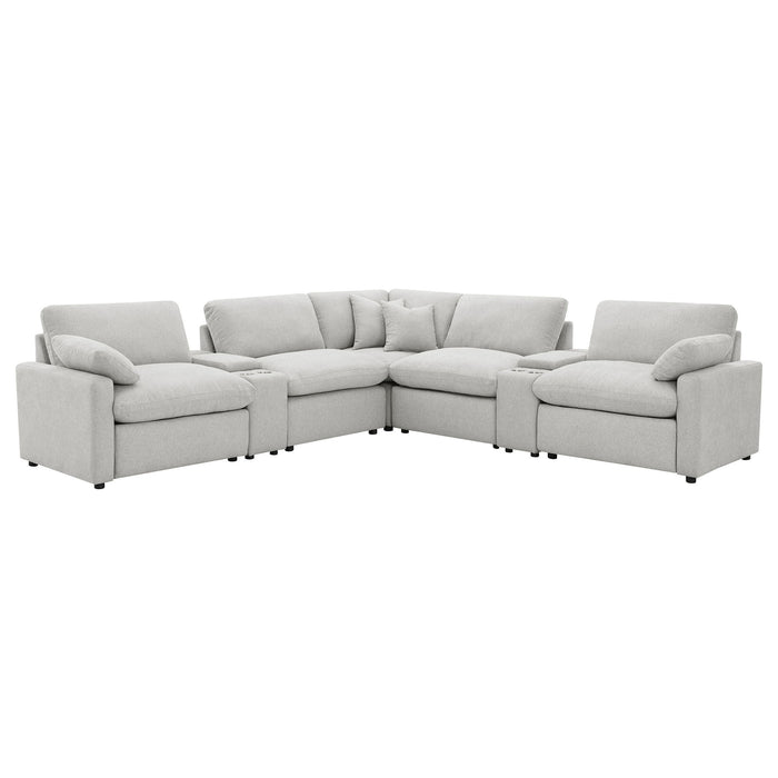 Hollander - Modular Power Reclining Sectional Sofa Furniture Max