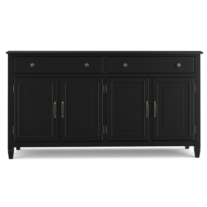 Connaught - Large Sideboard Buffet Storage Cabinet Simpli-Home