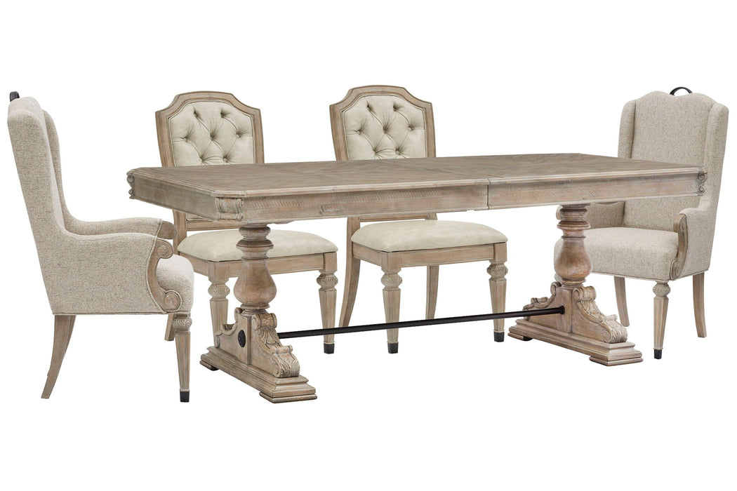 Marisol - Extendable Trestle Dining Table Set Magnussen Furniture