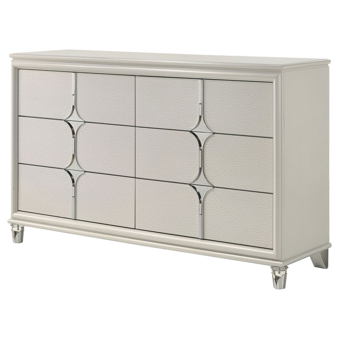 Gwendolyn - 6 Drawer Dresser Cabinet - White