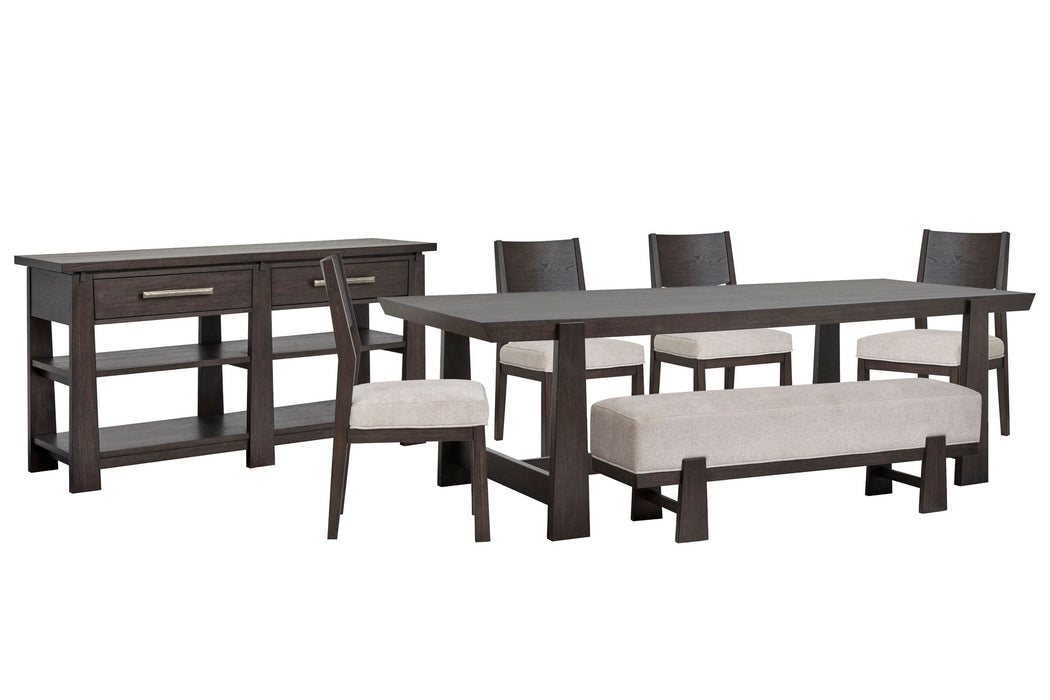 Tauren - Trestle Dining Table Set Magnussen Furniture