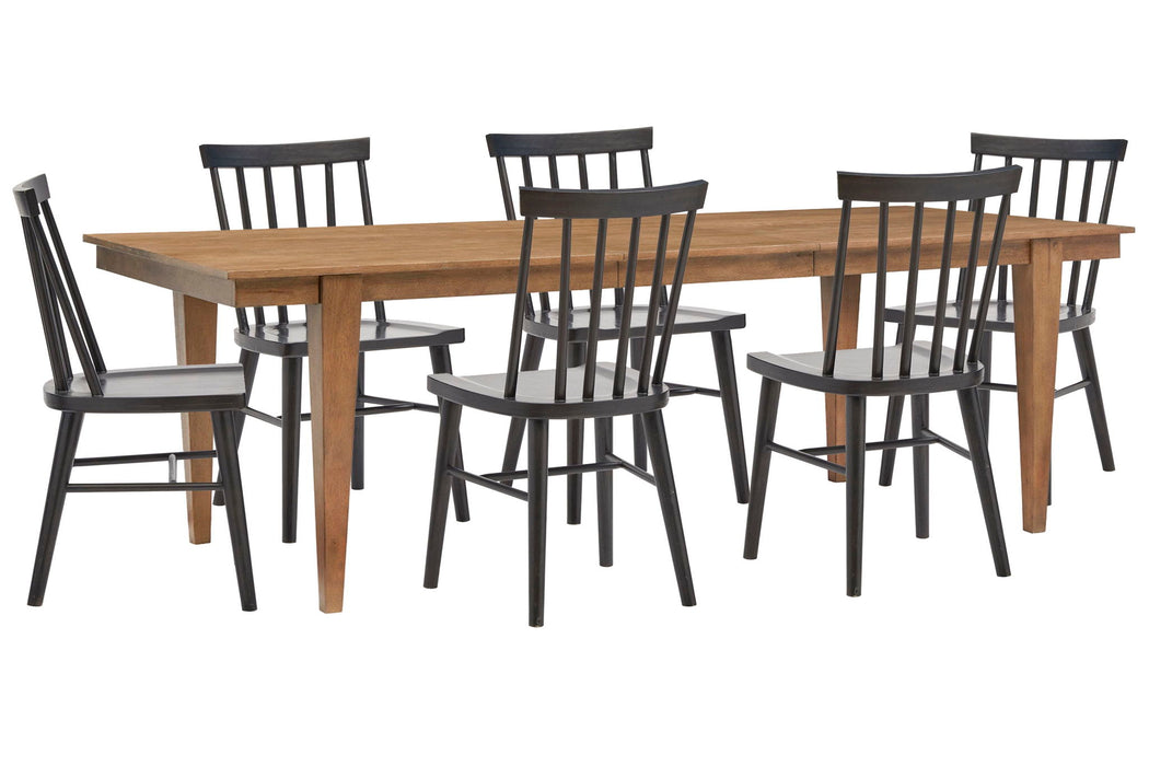 Lindon - Extendable Rectangular Dining Table Set Magnussen Furniture