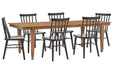 Lindon - Extendable Rectangular Dining Table Set Magnussen Furniture