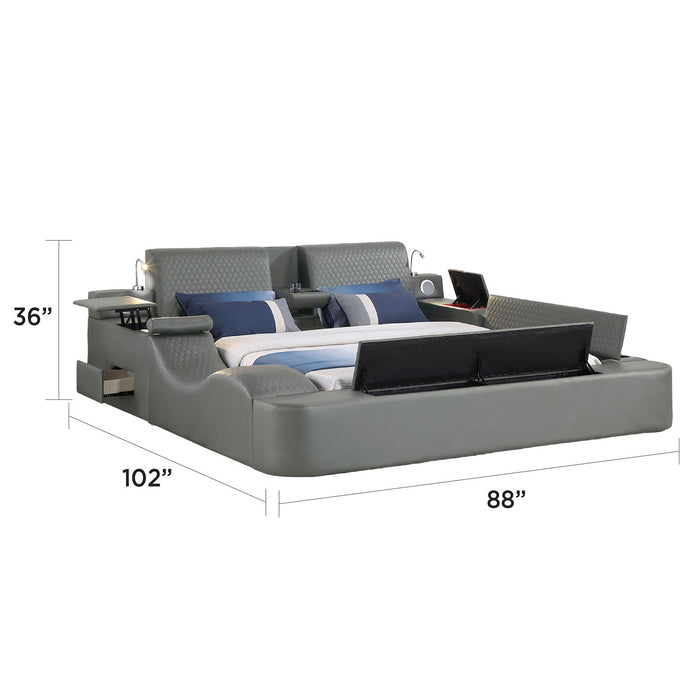 Zoya - Smart Multifunctional Bed, Built In Bluetooth Speakers, USB Charging Matrix Furniture Group