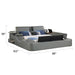 Zoya - Smart Multifunctional Bed, Built In Bluetooth Speakers, USB Charging Matrix Furniture Group