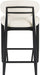 Riccio - Stool - Black Frame Meridian Furniture