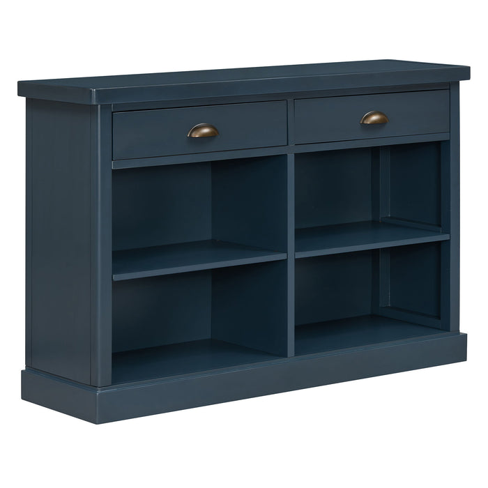 Console Table With 2 Drawers And Open Shelves Hearth and Haven