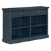 Console Table With 2 Drawers And Open Shelves Hearth and Haven