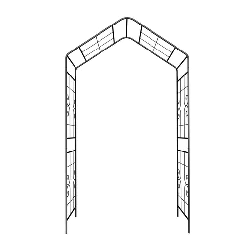 Garden Arch, Climbing Plants Support Outdoor - Black Daily Nest