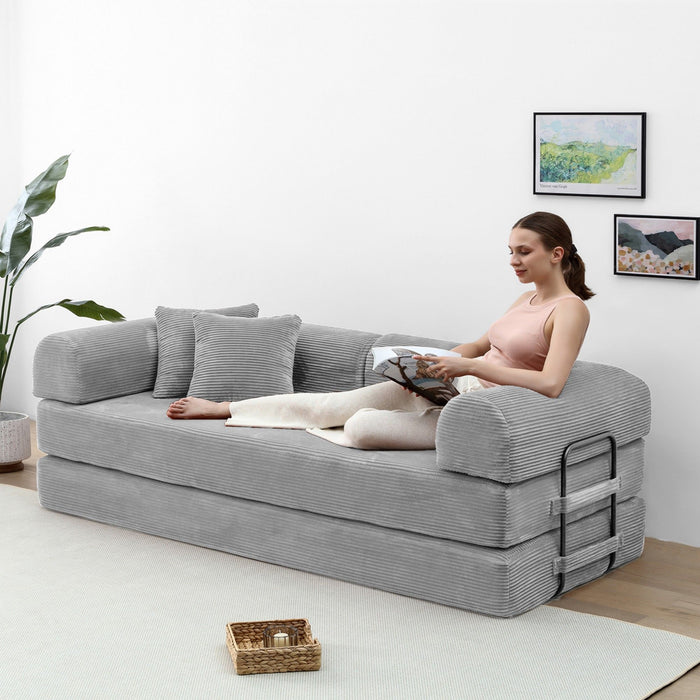 Convertible Foldable Floor Sofa Bed For Living Room Home Essentials