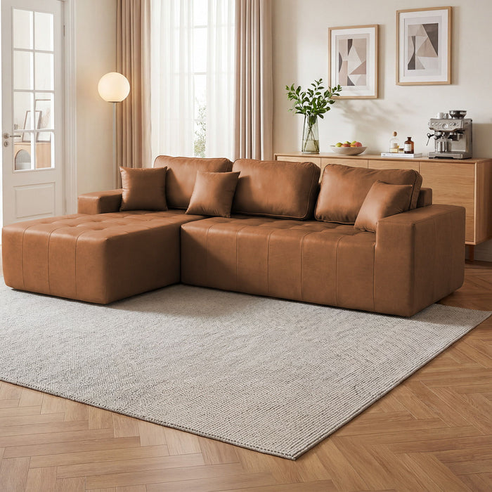 L - Shaped Corner Chaise Sofa Bed Home Essentials