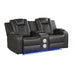 Benz - Power Reclining Loveseat With LED Lighting And Built In USB Matrix Furniture Group