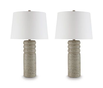 Callbrook - Poly Table Lamp (Set of 2) - Beige Signature Design by Ashley®