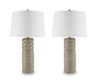 Callbrook - Poly Table Lamp (Set of 2) - Beige Signature Design by Ashley®