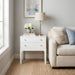 Alonso - 2 Drawer Nightstand - White Ridgecrest Home