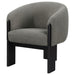Maciel - Upholstered Barrel Back Accent Chair - Mushroom Furniture Max