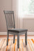 Shullden - 5 Pc. - Drop Leaf Table, 4 Side Chairs - Gray Signature Design by Ashley®