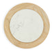 Camdill - Round End Table - Light Brown / White Signature Design by Ashley®