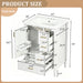 Modern Bathroom Vanity With Sink, Soft Close Doors, 3 Drawers Hearth and Haven