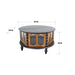 Round 3 Door Storage Coffee Table For Living Room Home Essentials