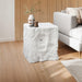 Square Accent Table, Indoor Outdoor - White 8th Street