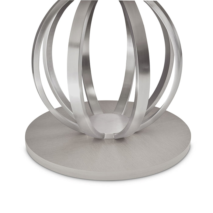 Eclipse - Round Dining Table - Moonlight Gray Michael Amini