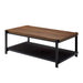 Linea - 3 Piece Occasional Set (1 Coffee & 2 End Tables) - Black / Brown New Classic