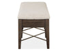 Westley Falls - Bench With Upholstered Seat - Graphite Magnussen Furniture