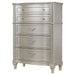 Katerina - 5 Drawer Chest With Hidden Drawer - Oak Furniture Max