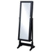 Casey - Jewelry Cheval Mirror With Storage - Black Furniture Max
