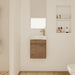 Modern Bathroom Vanity With Ceramic Basin, Wall Mounted Floating Sink Combo, Storage Cabinet Home Essentials