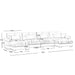 Super Comfort Oversized Modular Sectional Sofa With Movable Ottoman Home Essentials