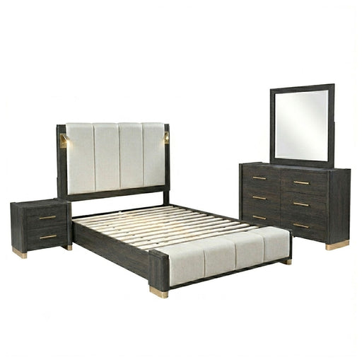 Clifton - Bedroom Set With Upholstered Headboard Matrix Furniture Group