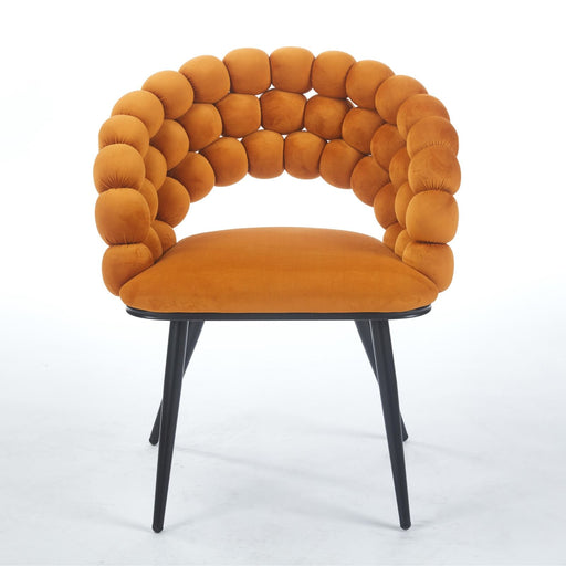 Modern Chair With Tube Legs, Soft Cushions And Comfortable Backrest Home Essentials