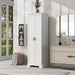 Storage Cabinet With Adjustable Shelves, 2 Doors, Rectangle Design For Bathroom Hearth and Haven