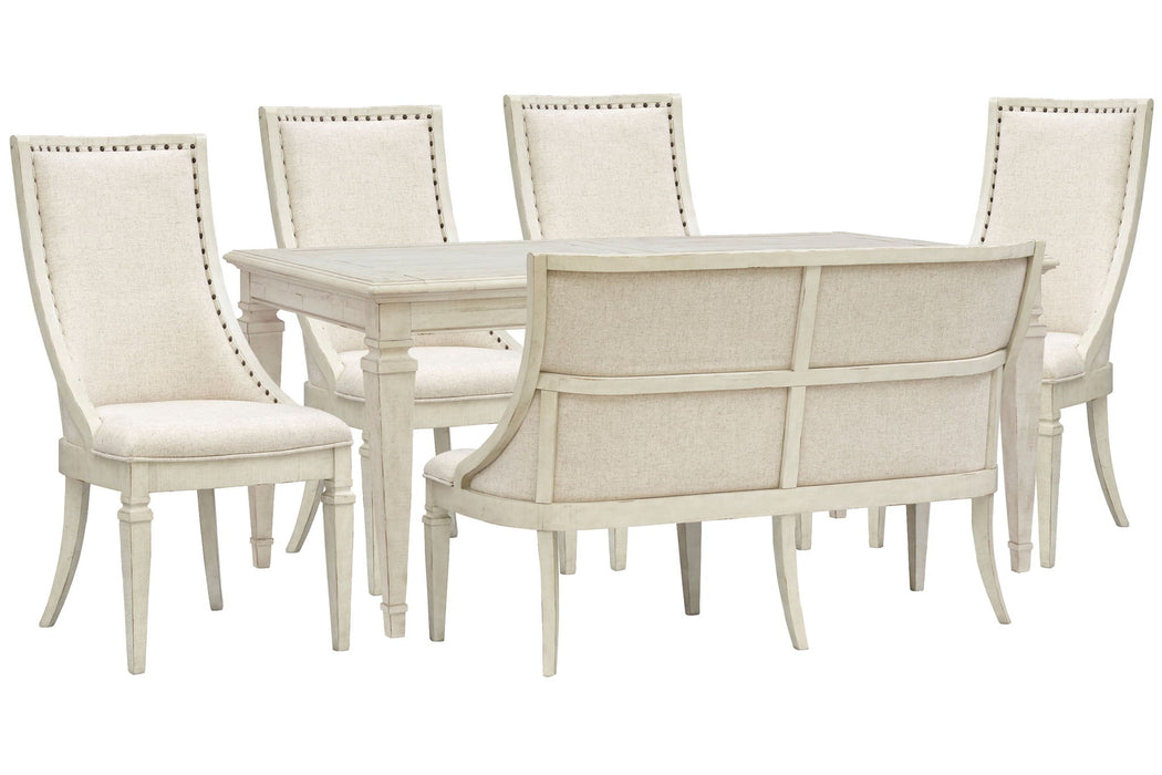 Newport - 6 Piece Extendable Rectangular Dining Table Set Magnussen Furniture