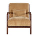 Upholstered Armchair With Back Support Pillow Home Essentials